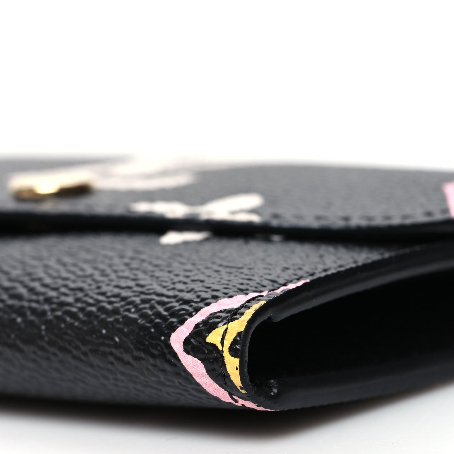 Louis Vuitton Monogram Giant Wild At Heart Rosalie Coin Purse Black 10 of 11