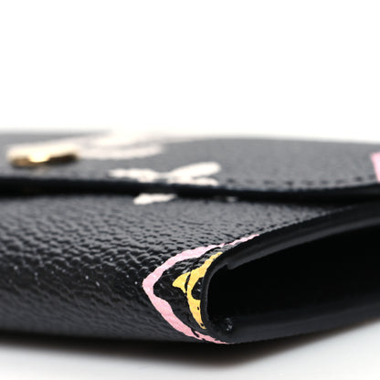 Louis Vuitton Monogram Giant Wild At Heart Rosalie Coin Purse Black 10 of 11