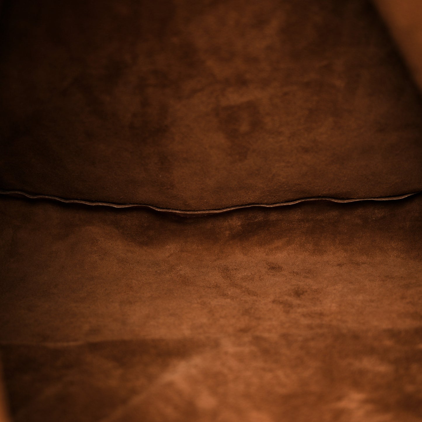 Suede Bindle Bag Saddle