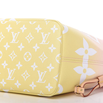 Louis Vuitton Monogram Giant By The Pool Neverfull MM Light Pink 7 of 9
