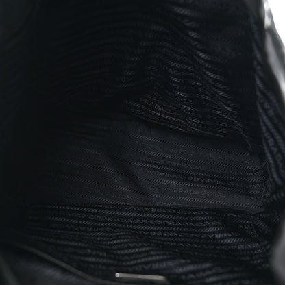 Prada Nylon Vela Medium Backpack Black 4 of 13