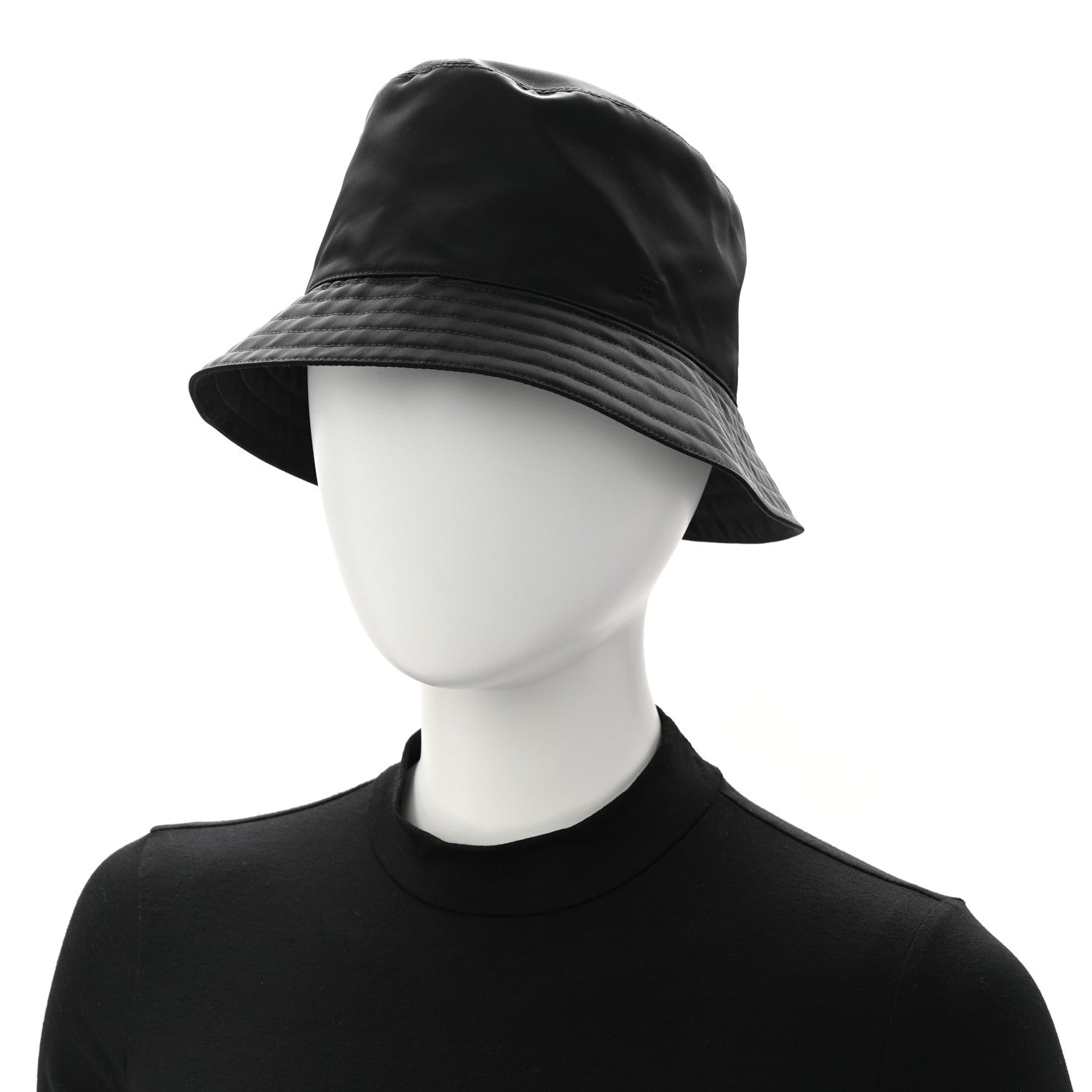 Hermes Polyamide Fred Bucket Hat 57 Black 2 of 8