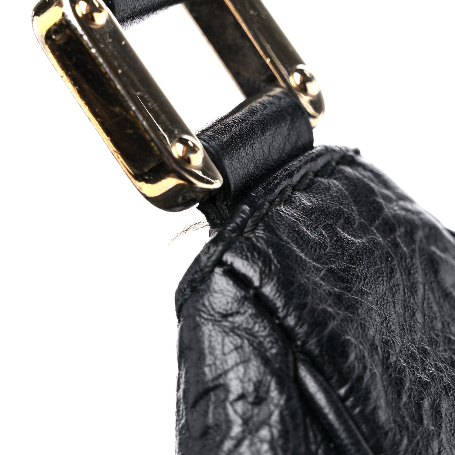 Gucci Guccissima Large New Ladies Web Hobo Black 12 of 14