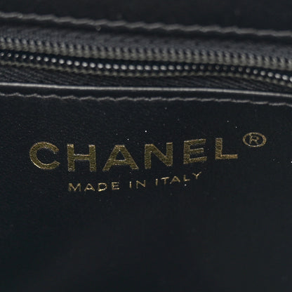 Chanel Shiny Aged Calfskin Quilted Nano Kelly Shopper Black 6 of 11