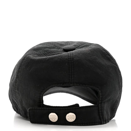 Chanel Cotton CC Cap Hat Black 6 of 13