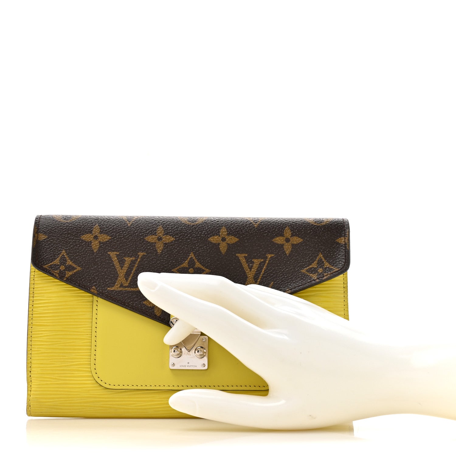 Louis Vuitton Epi Monogram Marie Rose Wallet Pistache 2 of 12