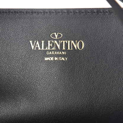 Valentino Garavani Grainy Calfskin Small VLogo Escape Shopper Tan 6 of 9