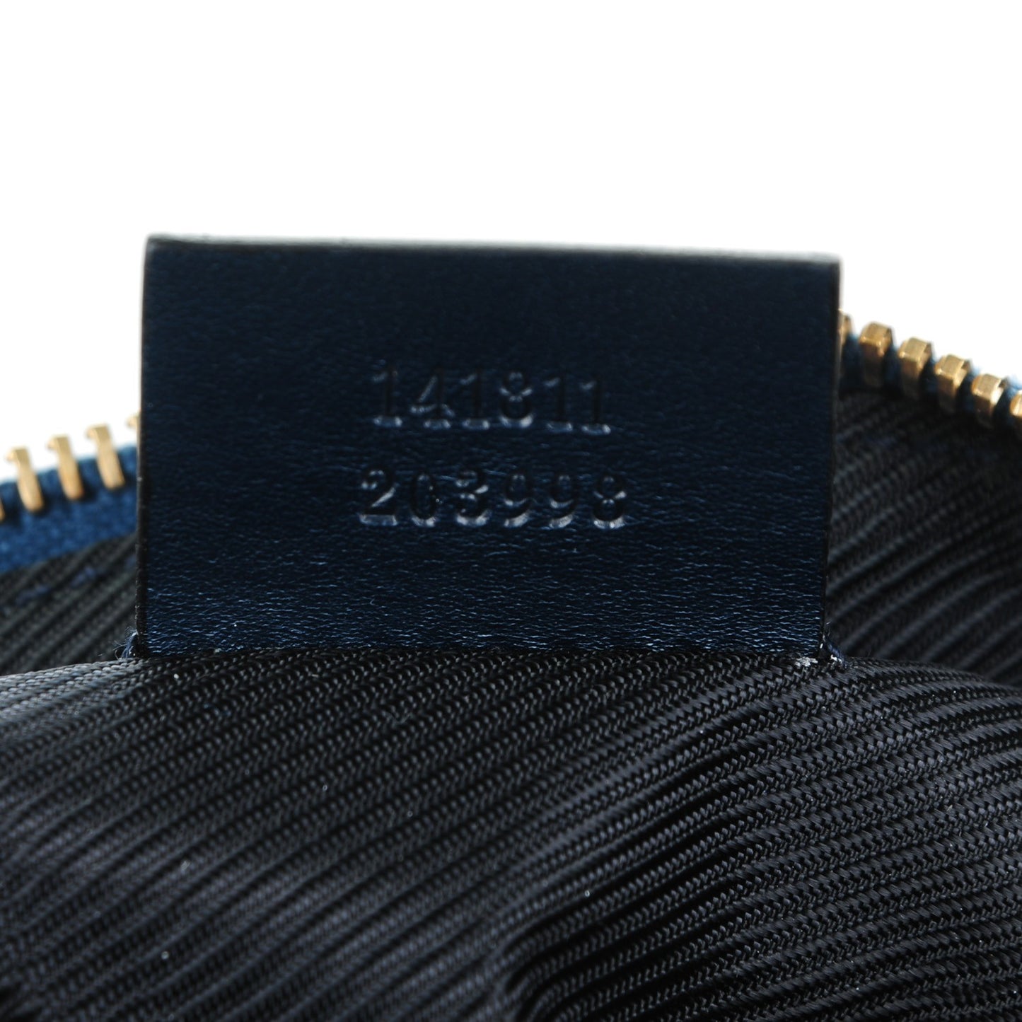 Guccissima Small Cosmetic Case Royal Blue