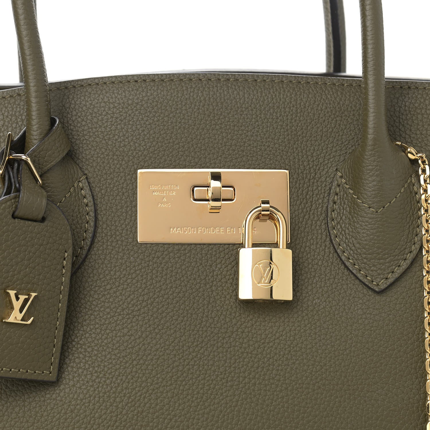 Louis Vuitton Veau Nuage Milla MM Laurier Green 8 of 11