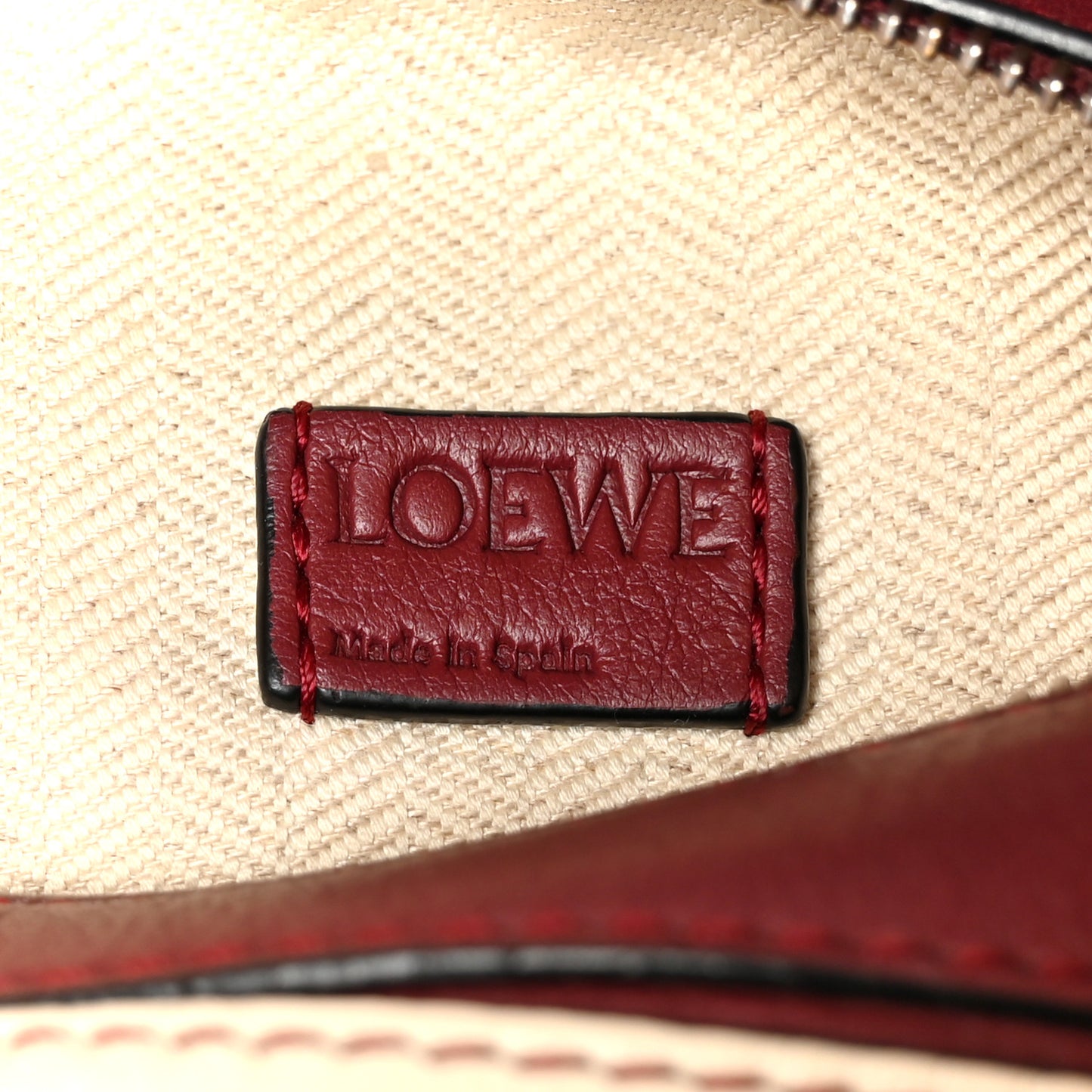 Calfskin Mini Puzzle Bag Wine Garnet