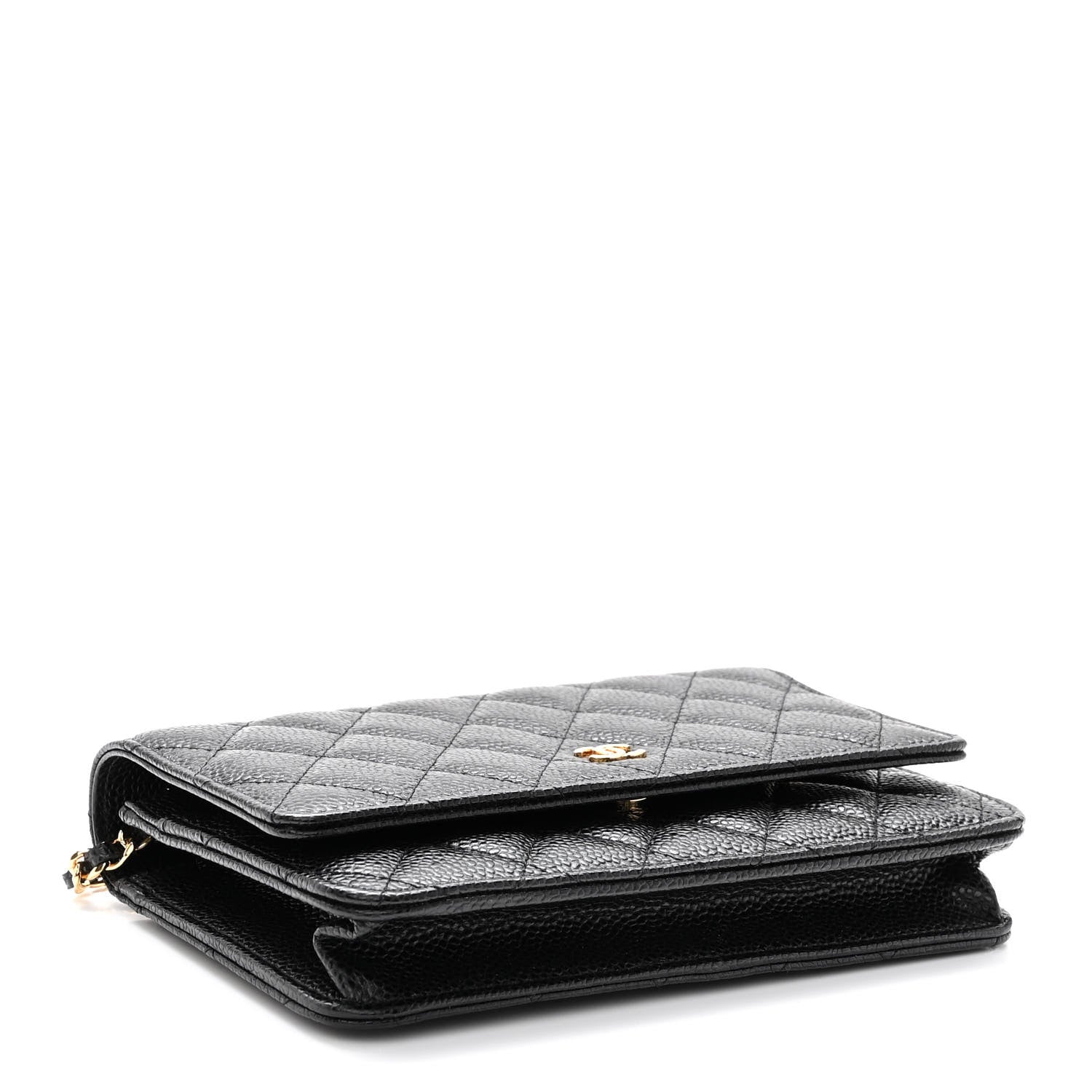 Chanel Caviar Quilted Wallet on Chain WOC Black 4 of 11