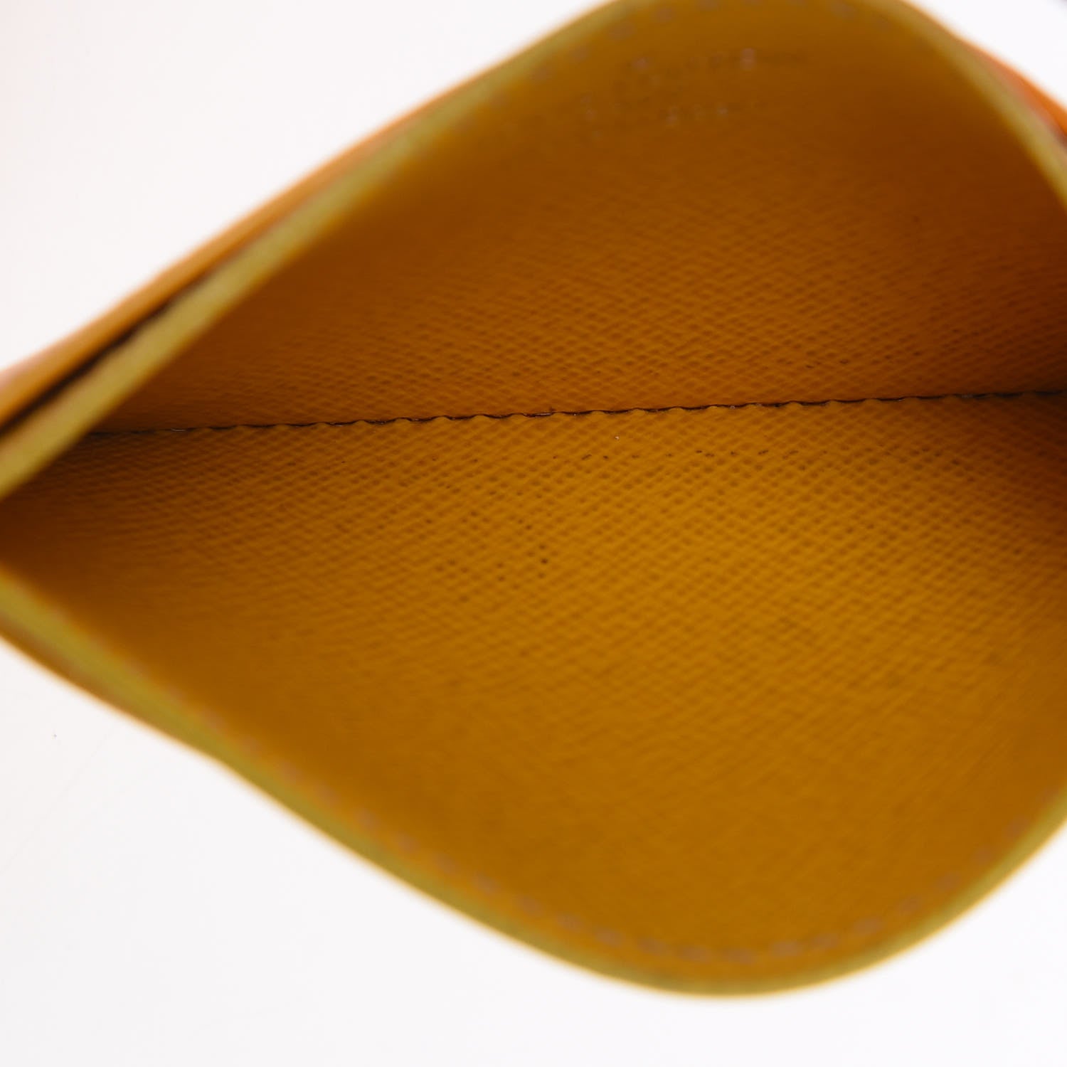 Louis Vuitton Epi Card Holder Jonquille 5 of 9