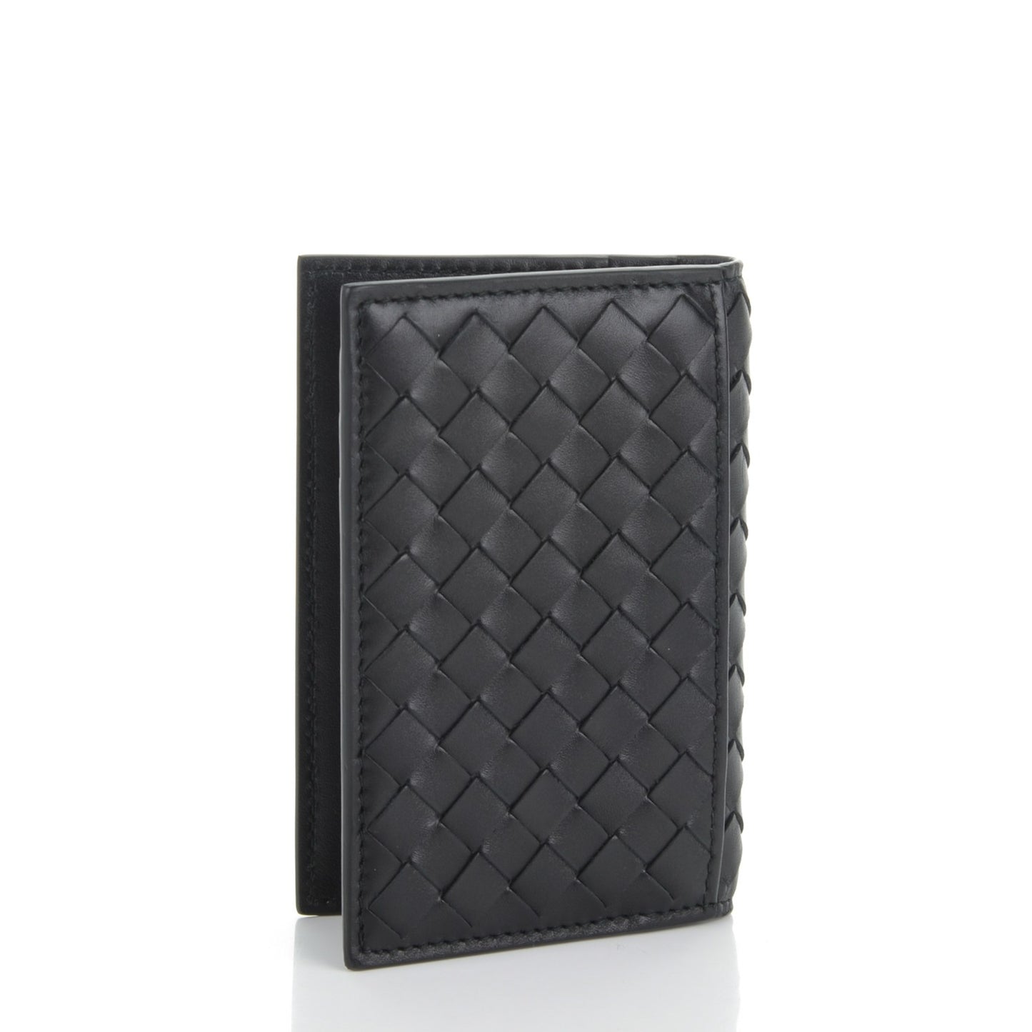 Intrecciato VN Card Case Nero Black
