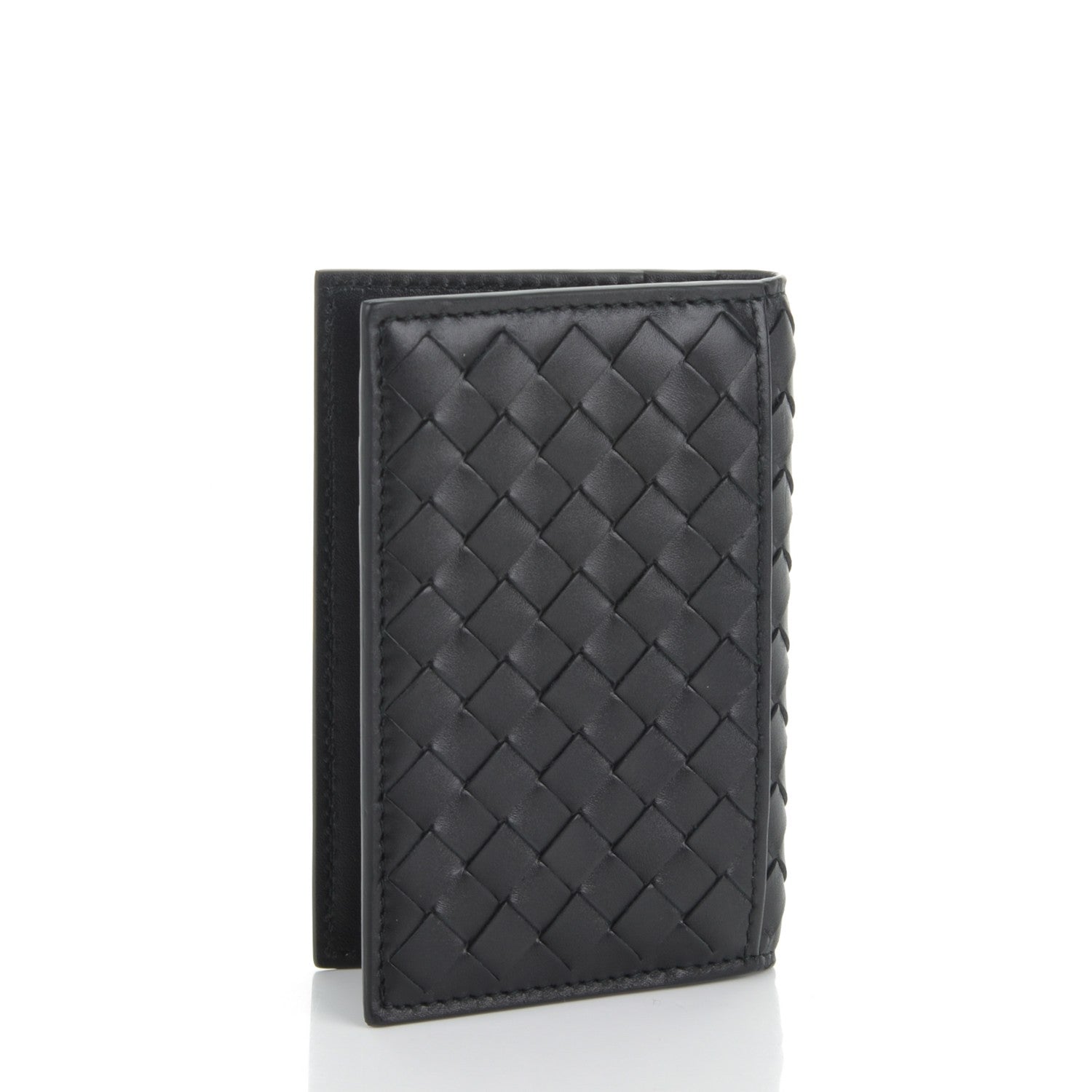 Bottega Veneta Intrecciato VN Card Case Nero Black 3 of 7