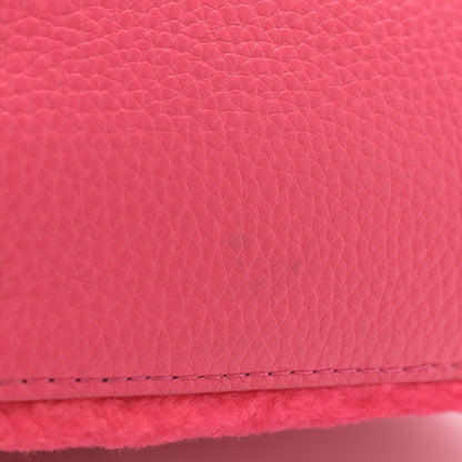Louis Vuitton Shearling Calfskin Capucines Mini Pink 10 of 10