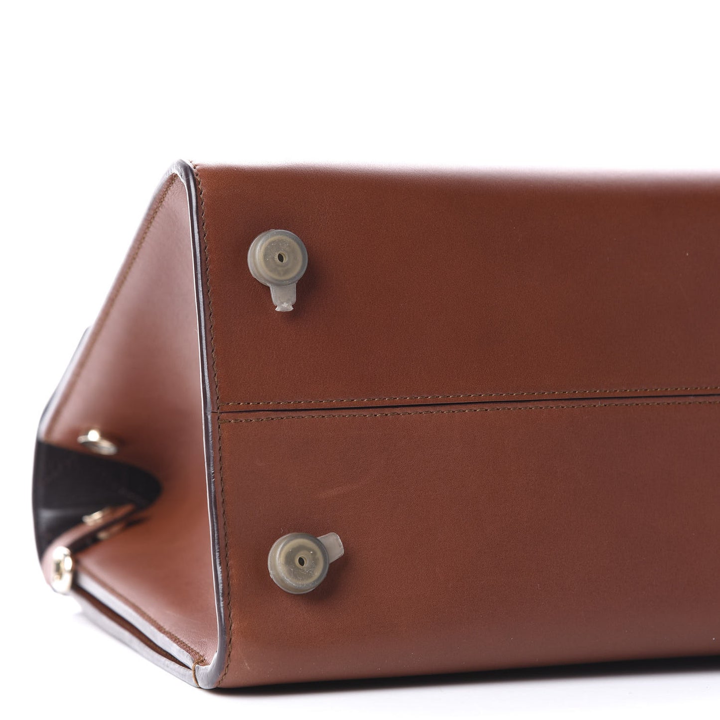 Smooth Calfskin Medium Diorever Flap Brown