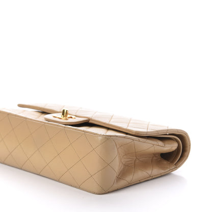 Chanel Lambskin Quilted Medium Double Flap Beige 7 of 15
