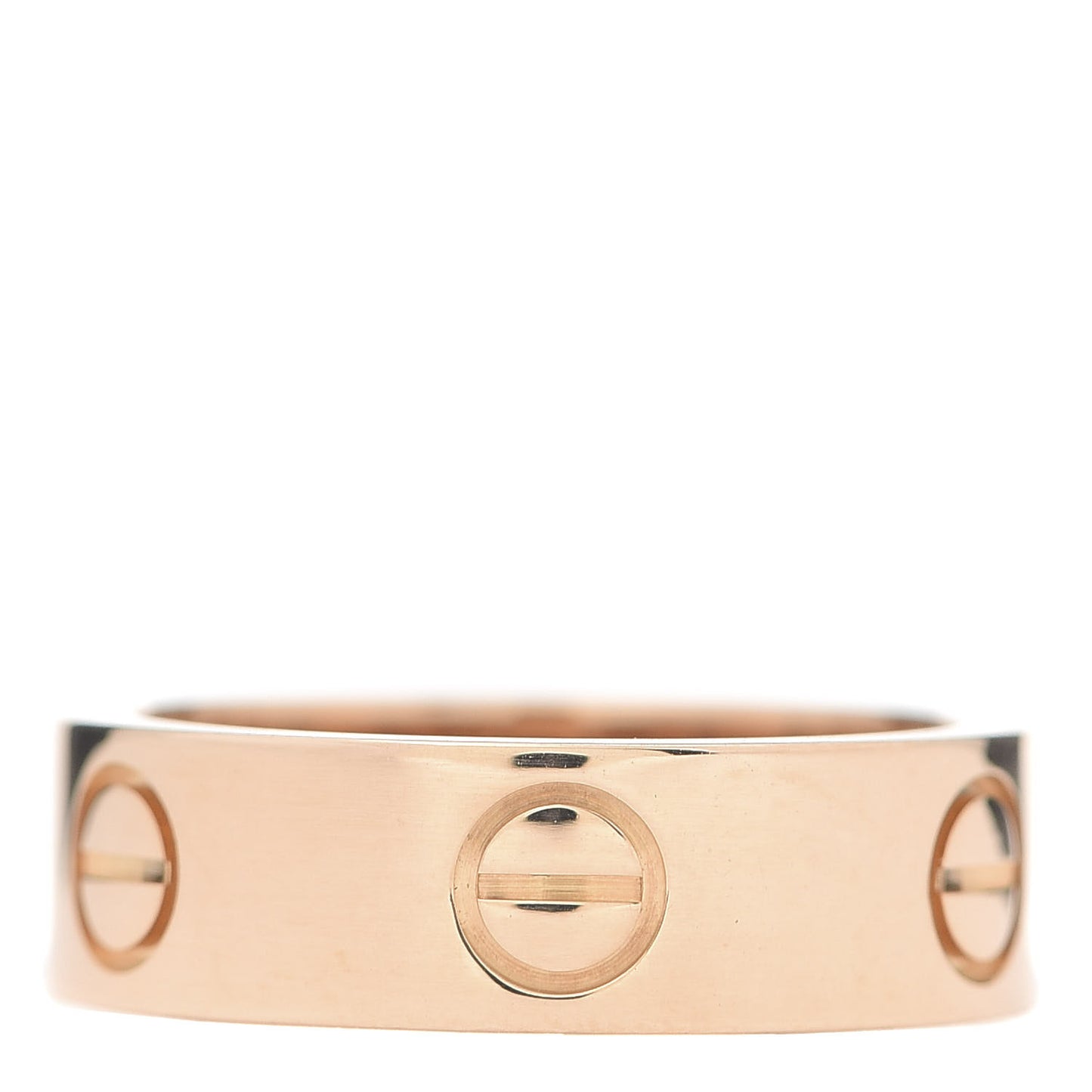18K Pink Gold 5.5mm LOVE Ring 50 5.25