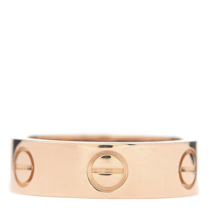 Cartier 18K Pink Gold 5.5mm LOVE Ring 50 5.25 1 of 4