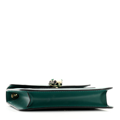 Bulgari Calfskin Small Serpenti Forever Snake Strap Crossbody Bag Emerald Green 5 of 11