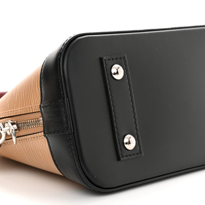 Louis Vuitton Epi Tri-Color Alma BB Vanilla Fuchsia Black 8 of 9