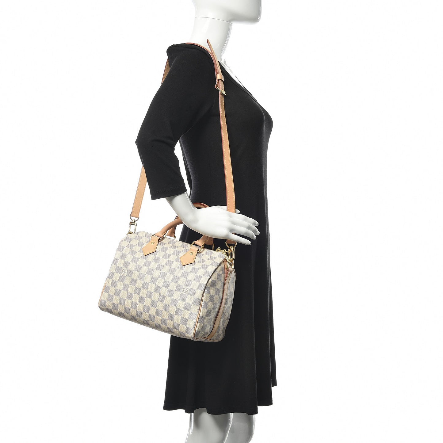 Damier Azur Speedy Bandouliere 25
