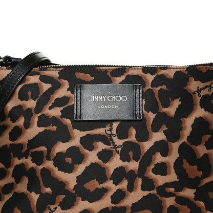 Jimmy Choo Nylon Leopard Candice Crossbody Bag 9 of 11