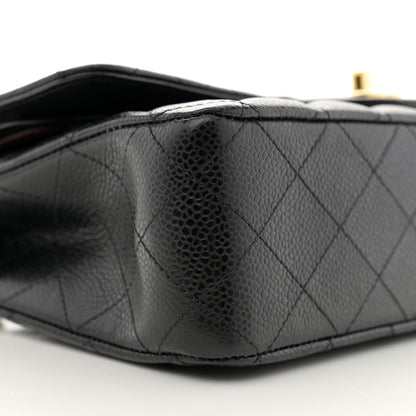 Chanel Caviar Quilted Medium Double Flap Black 9 of 11