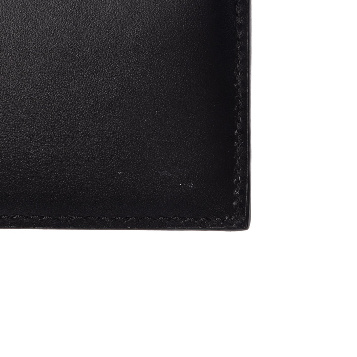 Calfskin 1952 0 Printed Bi-Fold Wallet Black