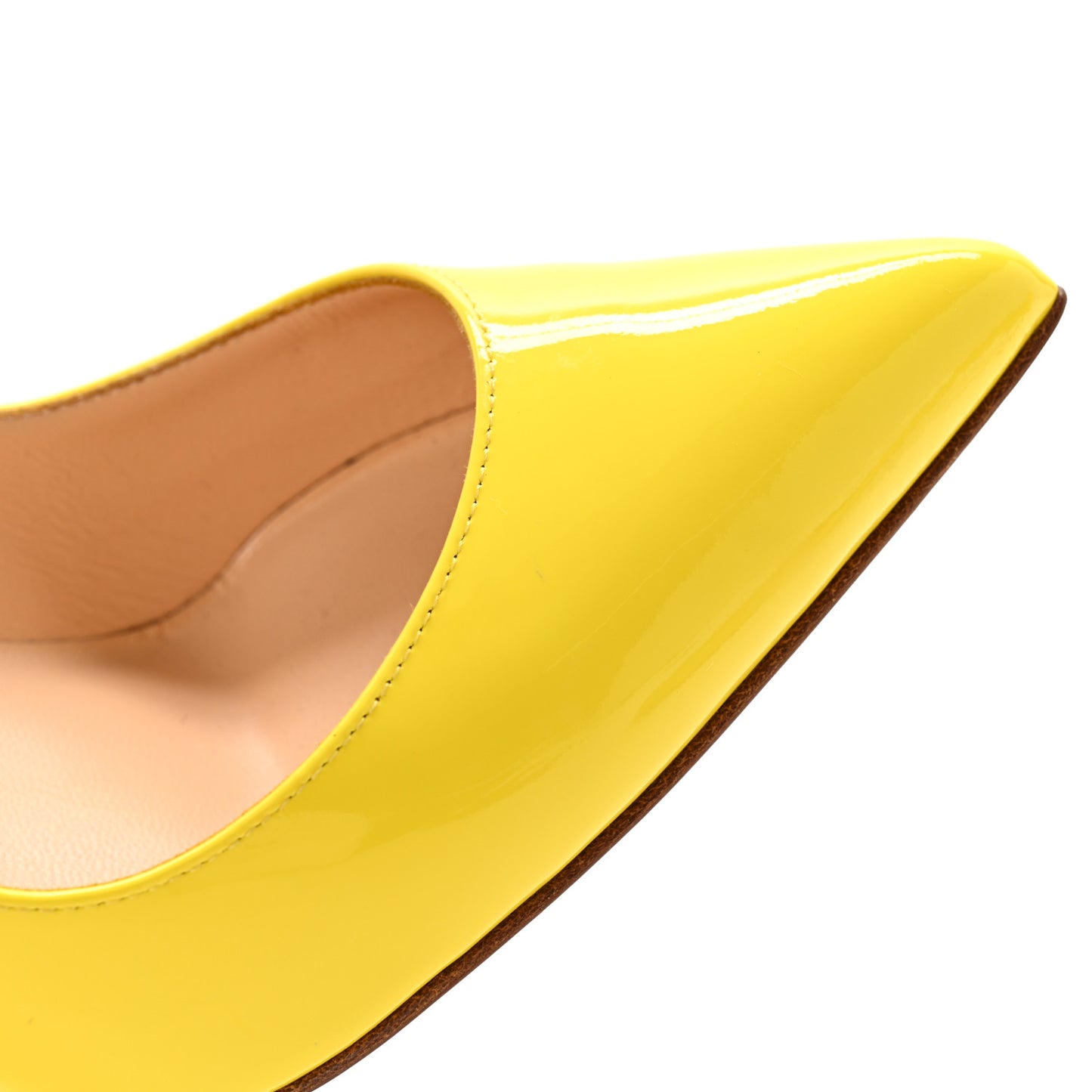 Calfskin Hot Chick 100 Pumps 37 Citrus