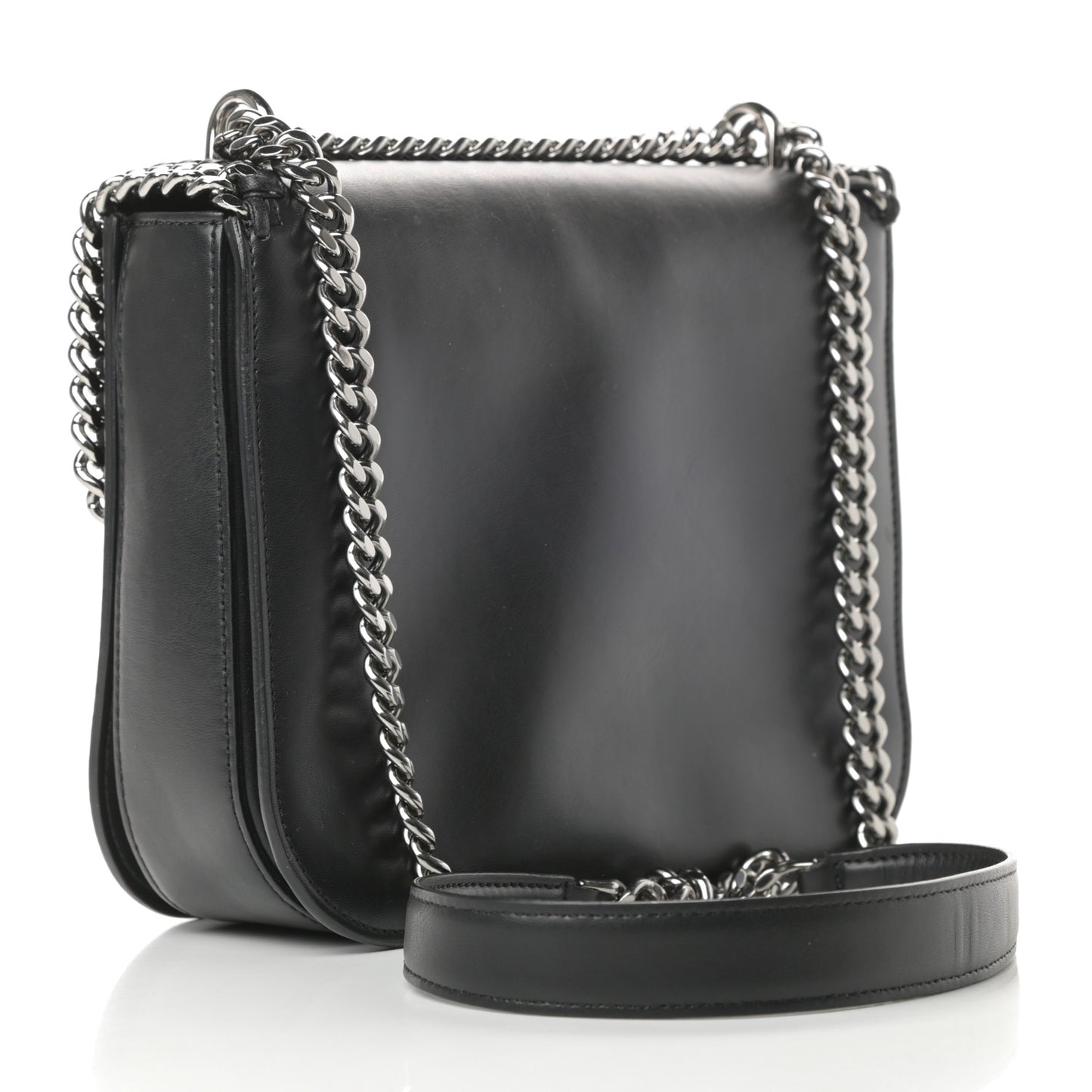 Eco Alter Nappa Falabella Box All Is Love Shoulder Bag Black