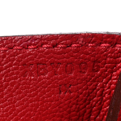 Hermes Epsom Birkin 30 Rouge Casaque 7 of 12