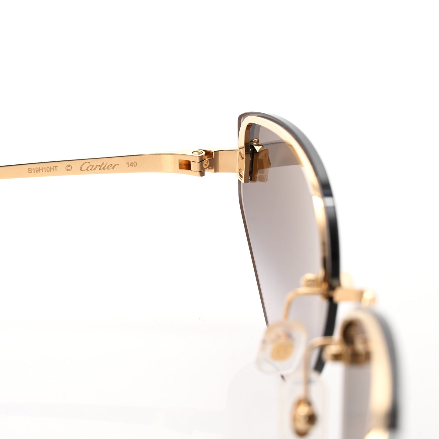 Panthere De Cartier Cat Eye Sunglasses CT0431S Gold Black