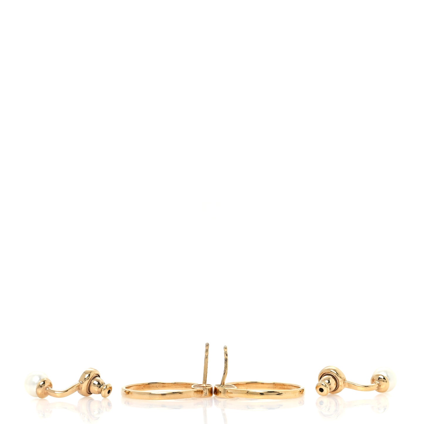 Pearl 30 Montaigne Earrings Gold