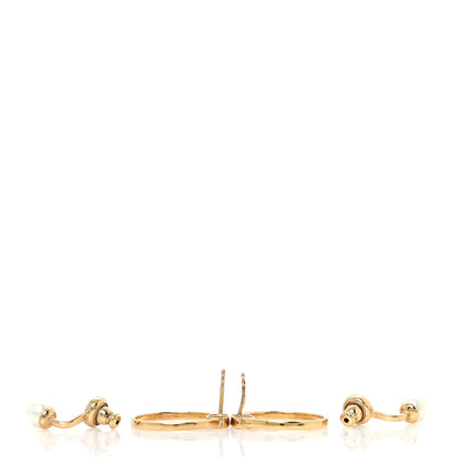 Christian Dior Pearl 30 Montaigne Earrings Gold 3 of 6