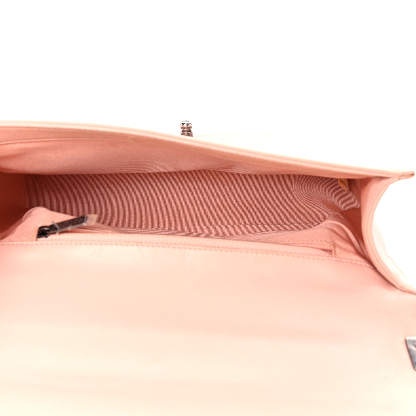 Calfskin Quilted New Medium Boy Flap Light Pink