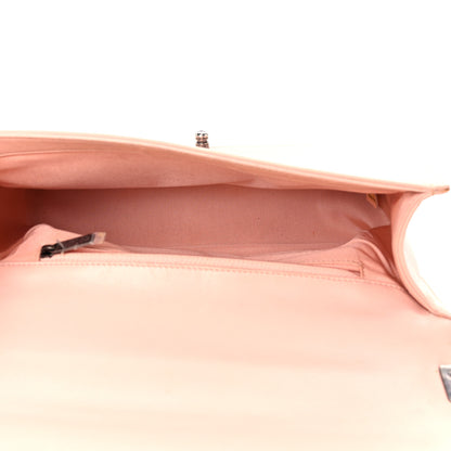 Chanel Calfskin Quilted New Medium Boy Flap Light Pink 4 of 29