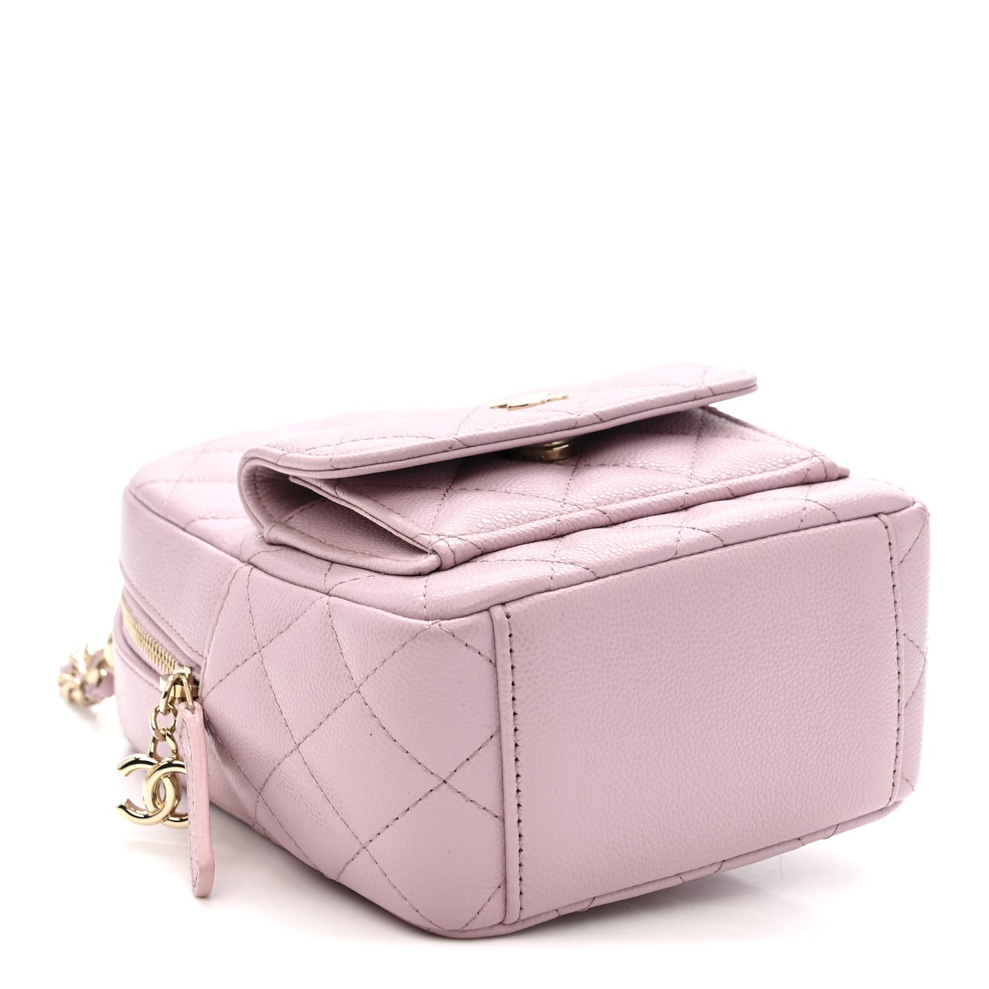 Caviar Quilted CC Mini Classic Backpack Light Pink