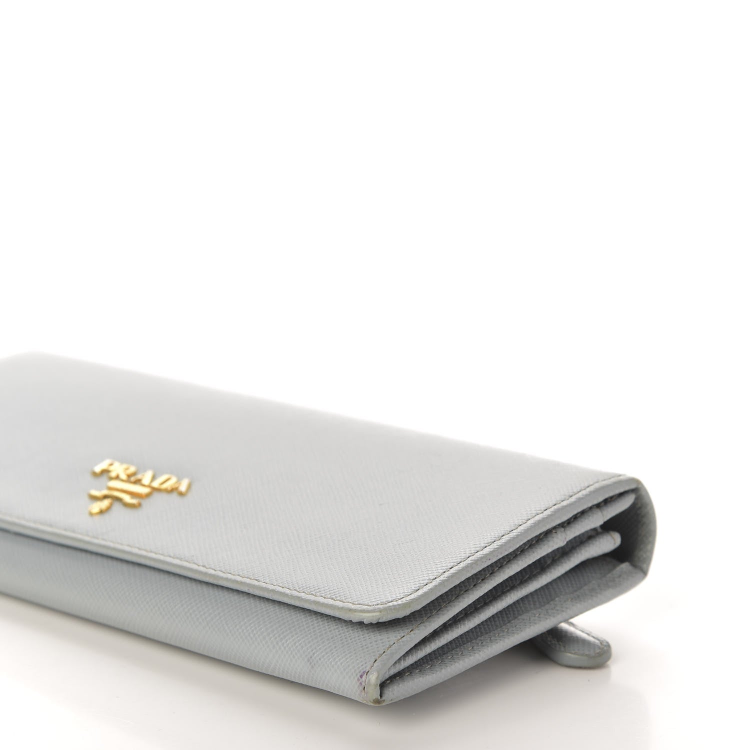 Prada Saffiano Continental Wallet Lago 7 of 8