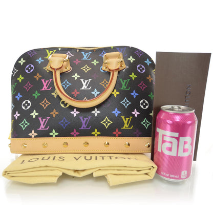 Louis Vuitton Monogram Multicolor Alma Black 2 of 5