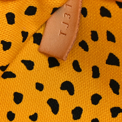 Louis Vuitton Monogram Kusama Waves Neverfull MM Yellow 7 of 9