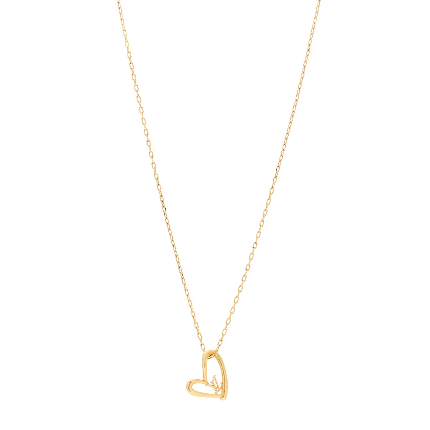 Louis Vuitton Metal Fall In Love Necklace 1 of 6