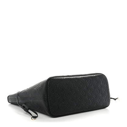 Louis Vuitton Empreinte Monogram Giant Neverfull MM Black 4 of 10