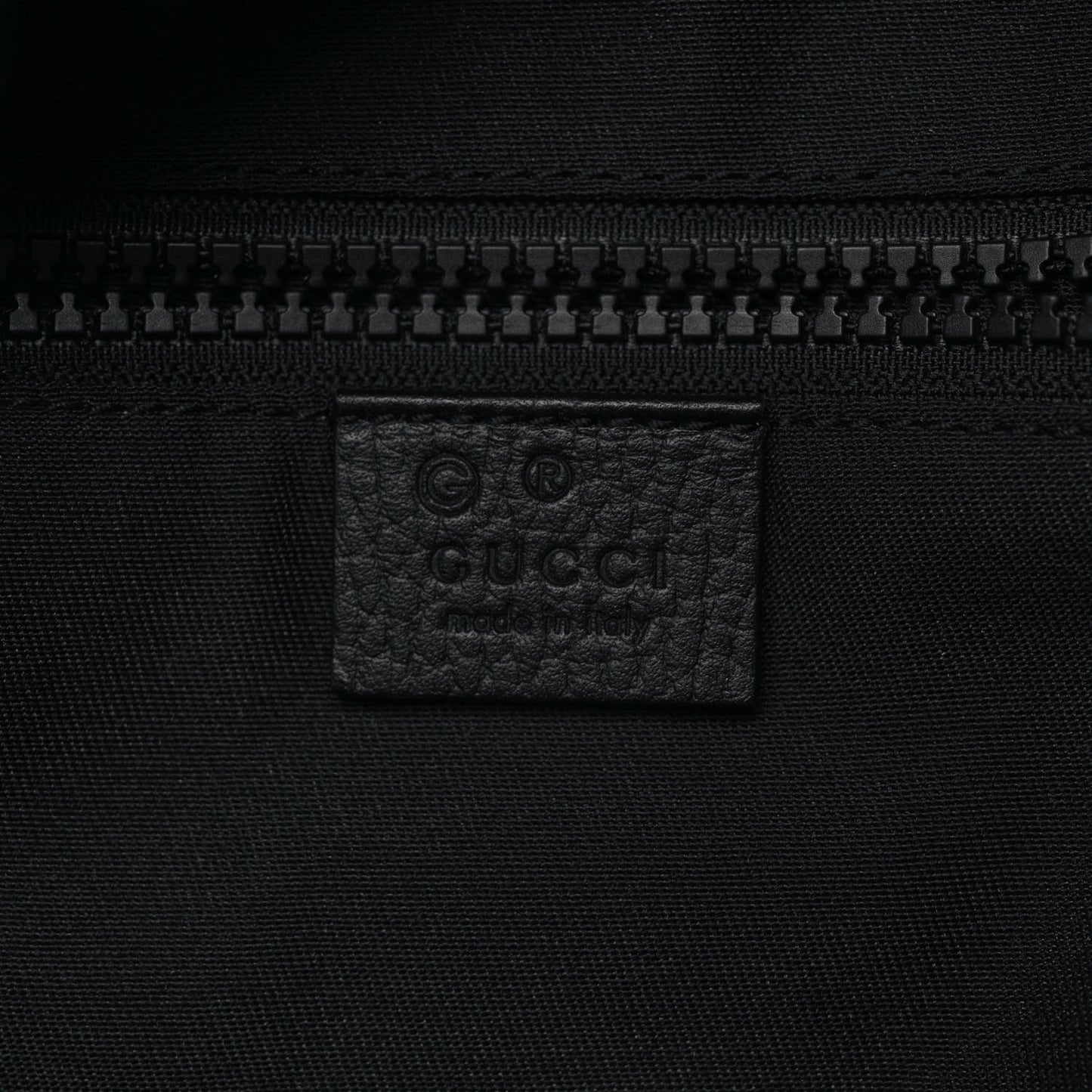 Nylon Monogram Slim Backpack Black