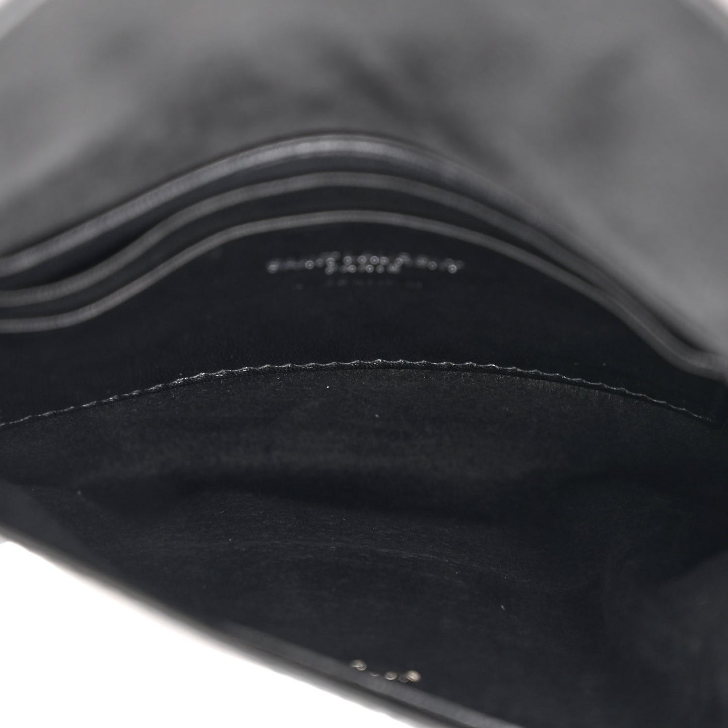 Lambskin Small Teddy Bucket Bag Black