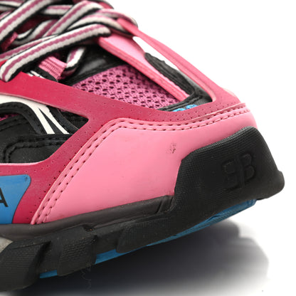 Balenciaga Mesh Nylon Metallic Fabric Womens Track Sneakers 36 Pink Blue 11 of 11