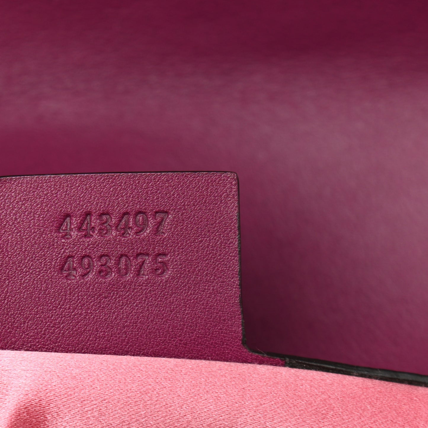 Velvet Matelasse Small GG Marmont Shoulder Bag Fuchsia Violet Cyclamen