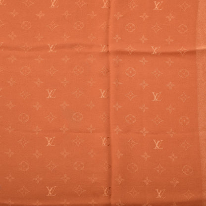 Louis Vuitton Silk Monogram Monaco Scarf Orange 6 of 7