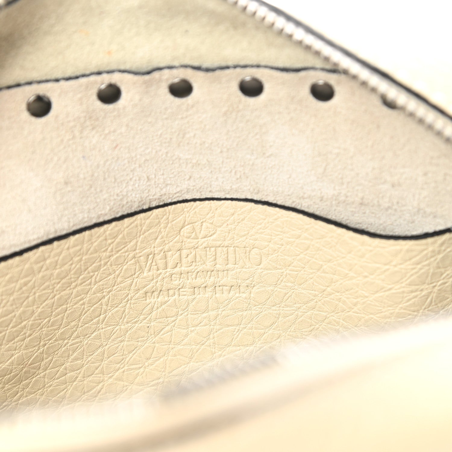 Valentino Garavani Grained Calfskin Small Rockstud Flap Pocket Camera Crossbody Bag Ivory 6 of 11