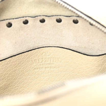 Valentino Garavani Grained Calfskin Small Rockstud Flap Pocket Camera Crossbody Bag Ivory 6 of 11